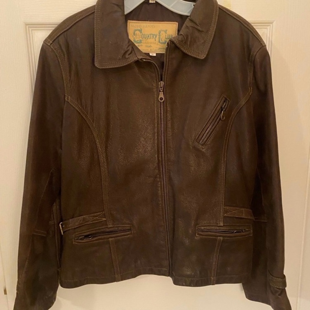 Women's Brown Leather L
